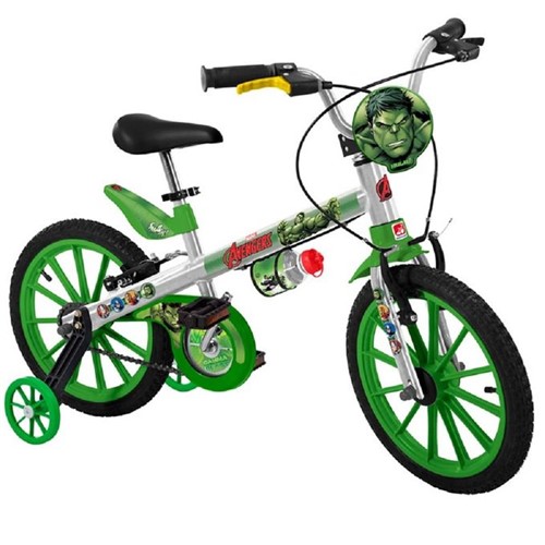 Bicicleta Aro 16 X-Bike - Hulk - os Vingadores - Bandeirante - BANDEIRANTE