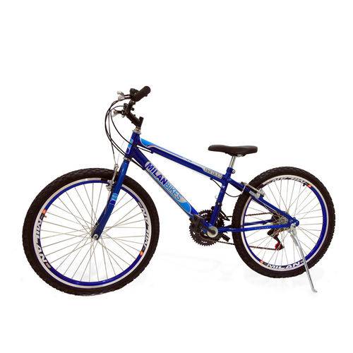 Bicicleta Aro 24 - 18v - Napolle Vittoria Azul Rebaixada