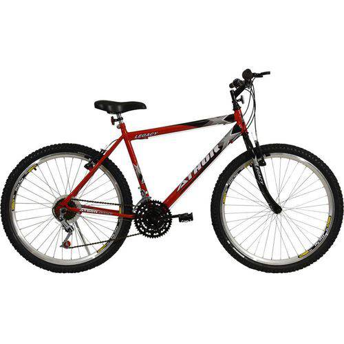 Bicicleta Aro 26 18M Legacy Vermelha Athor