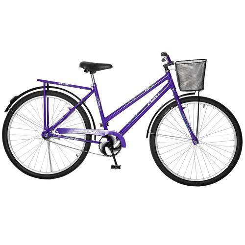 Bicicleta Aro 26 Fort com Cesta - Colli Violeta
