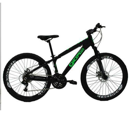 Bicicleta Aro 26 Gios Frx Freeride 21v Preto/verde