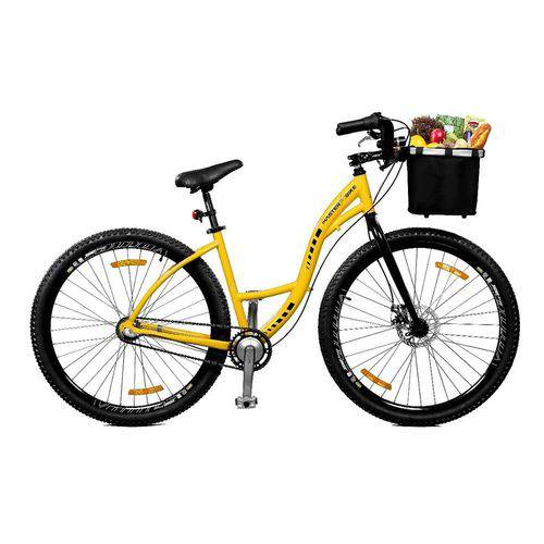Bicicleta Aro 29 Master Bike Urbis Freio à Disco 3 V Nexus com Cesta Amarelo