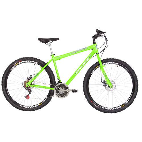 Bicicleta Aro 29" 21v Shimano Status Big Evolution - Verde-Neon (Freio a Disco)
