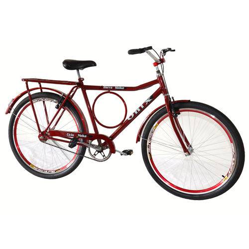 Bicicleta Barra Onix C/aero e Guidao com Mesa Cor Vermelho