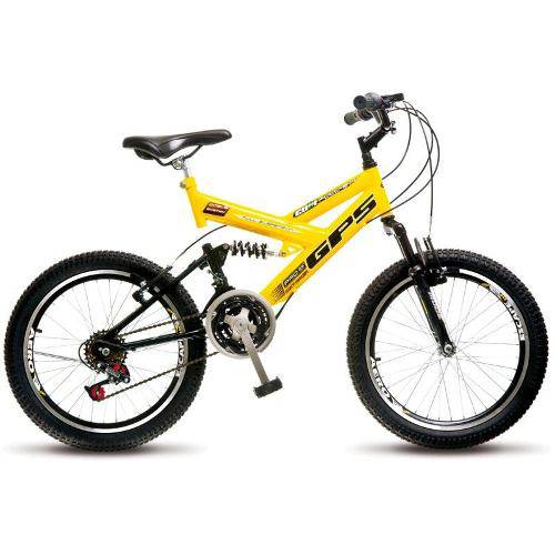 Bicicleta Colli Bike Full-S GPS Aro 20 Amarela