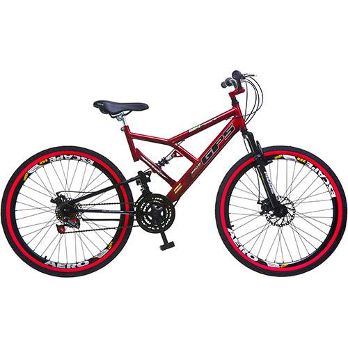 Bicicleta Colli Bike Full-S GPS Aro 26 Vermelha