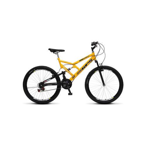 Bicicleta Colli Gps Full Suspension Aro 26 Amarelo
