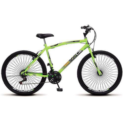 Bicicleta Colli MTB CB500 Verde Neon Aro 26 72 Raias 21 Marchas Freio V-Break