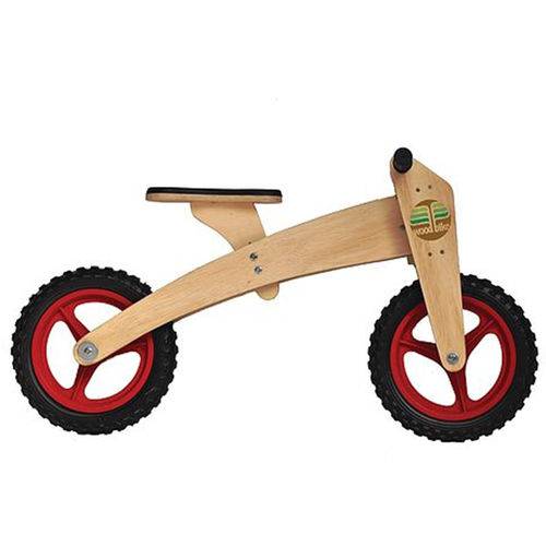 Bicicleta de Madeira Woodbike - 2 Estágios - Woodline - Vermelho - Camará