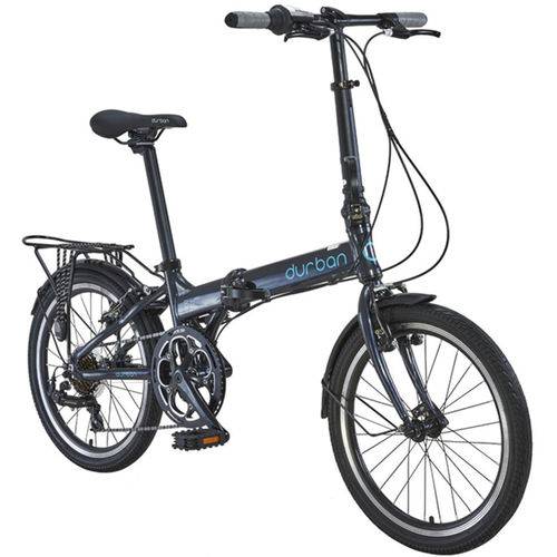 Bicicleta Dobrável Durban Bay Pro Aro 20 Shimano 7v Alumínio Grafite