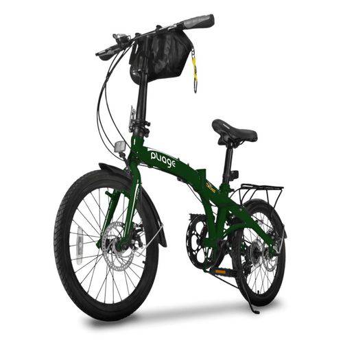 Bicicleta Dobrável Pliage Plus Two Dogs Verde