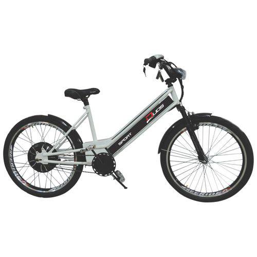 Bicicleta Elétrica 800W 48V 15Ah Sport Prata