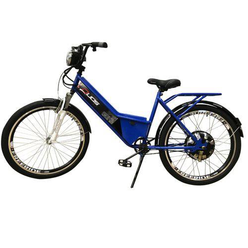 Bicicleta Elétrica Confort FULL 800W 48V 15Ah Cor Azul