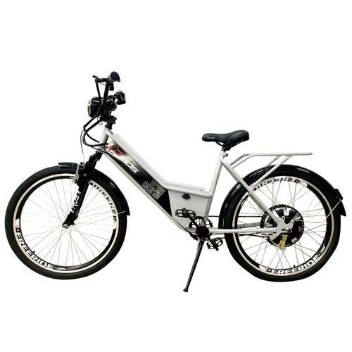 Bicicleta Elétrica Confort FULL 800W 48V 15Ah Cor Branca