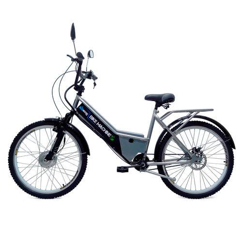 Bicicleta Elétrica Machine Motors Basic 350W 36V Prata