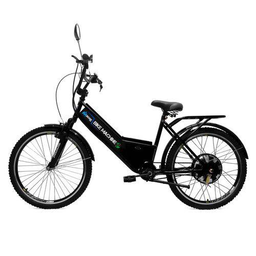 Bicicleta Elétrica Machine Motors Basic 800W 48V Preta
