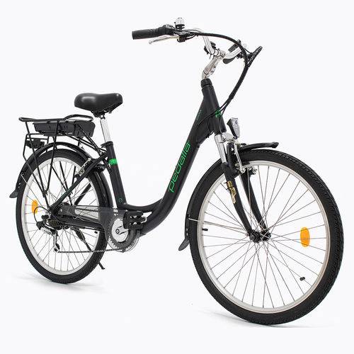 Bicicleta Elétrica Pedalla Gioia Unissex Preta Fosca