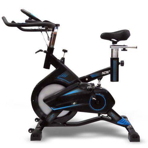 Bicicleta Ergométrica para Spinning Acte Sports Preto/Azul