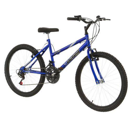 Bicicleta Feminina Azul Aro 24 18 Marchas Pro Tork Ultra