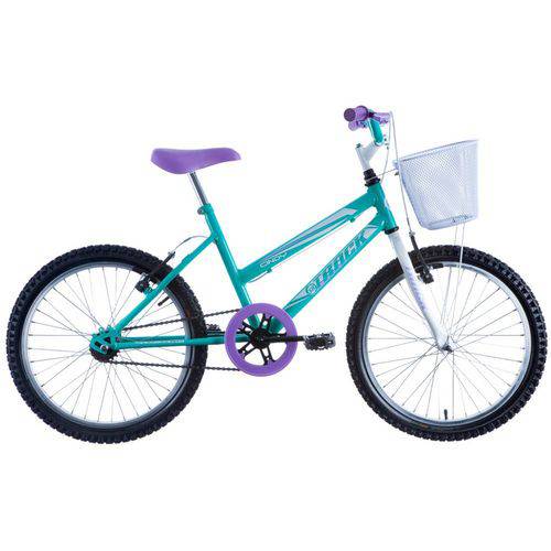 Bicicleta Feminina Cindy com Cesta Aro 20 Verde - Track Bikes