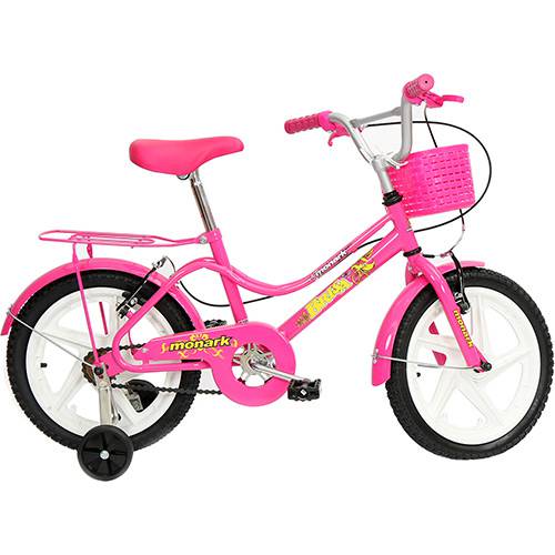 Bicicleta Feminina Monark Brisa Aro 16 Rosa
