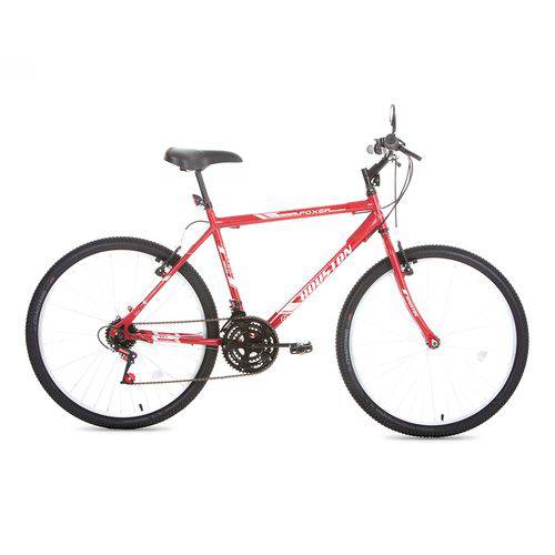 Bicicleta Foxer Hammer Vermelha, Aro 26, 21 Marchas, Freio V-Brake - Houston