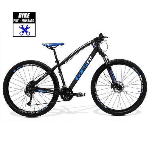 Bicicleta Gts M1 I-vtec Acera Aro 29 Freio Hidráulico Shimano 27 Marchas - Preto / Azul