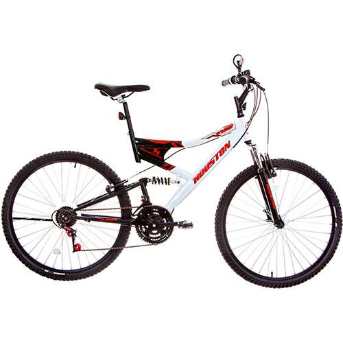 Bicicleta Houston Stinger Aro 26 - Branco e Preto