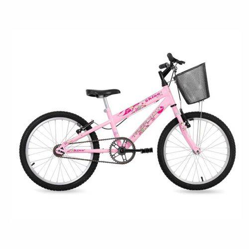 Bicicleta Infantil Aro 20 New Bike Feminina Rebaixada Rosa - Rosa - Rebaixado