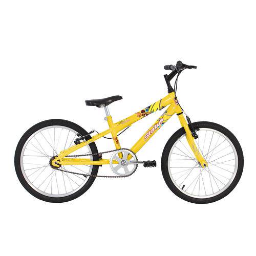 Bicicleta Infantil Aro 20 Status MaxForce - Amarela