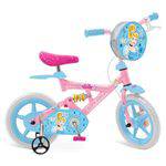 Bicicleta Infantil Aro 12 X-Bike Cinderela Rosa/Azul 2443 - Bandeirante