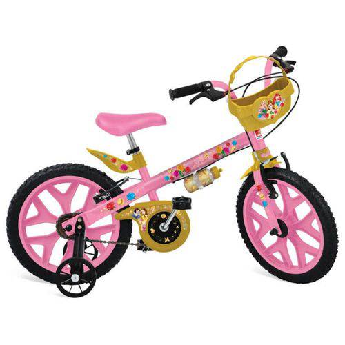 Bicicleta Infantil Aro 16 Princesas Disney 5 a 8 Anos Bandeirantes 3109