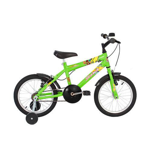 Bicicleta Infantil Aro 16 Status Max Force - Verde