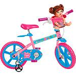 Bicicleta Infantil Bandeirante Baby Alive Aro 14 - Rosa e Azul