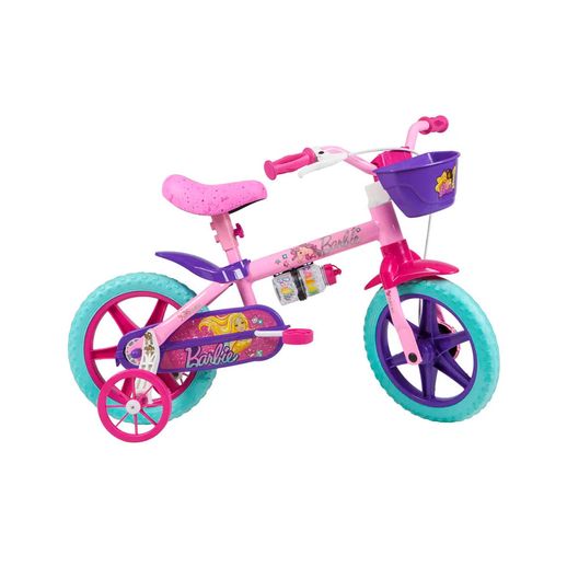 Bicicleta Infantil Barbie Aro 12 - Caloi