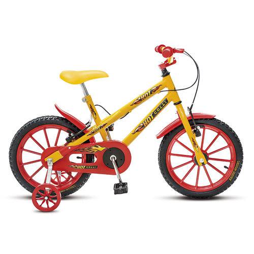 Bicicleta Infantil Colli Hot Aro 16 Amarelo Masc
