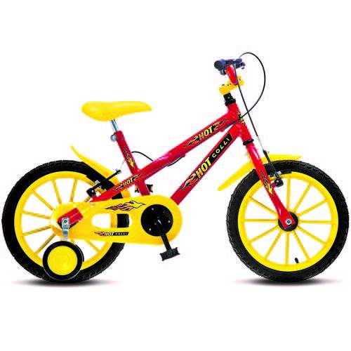 Bicicleta Infantil Colli MTB Hot Aro 16 Vermelho Masculino - 102