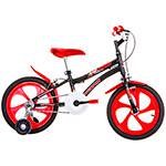 Bicicleta Infantil Houston NIC Aro 16 Monovelocidade - Preta/Vermelha