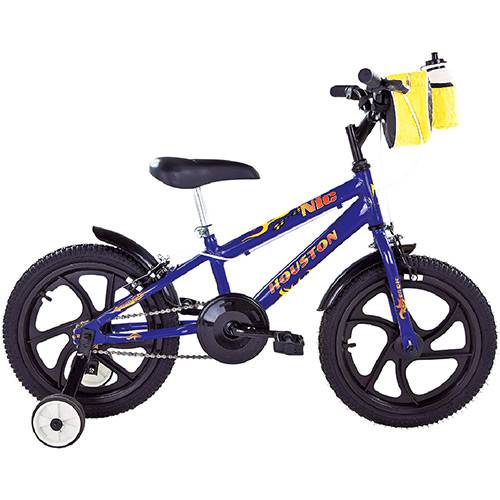 Bicicleta Infantil Houston Nic Masculina Aro 16 Azul