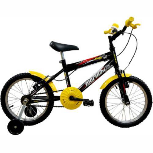 Bicicleta Infantil Masculina Aro 16 Mtb Joy Preta - Mormaii