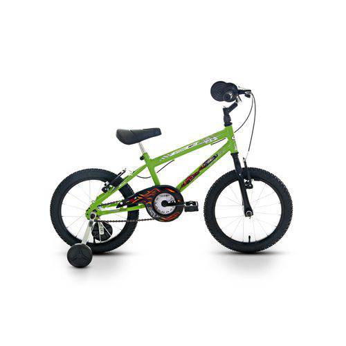 Bicicleta Infantil Masculina Hot Jr Aro 16 Stone Bike - Verde