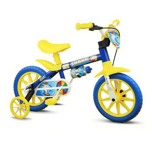 Bicicleta Infantil Nathor Aro 12 Shark Azul