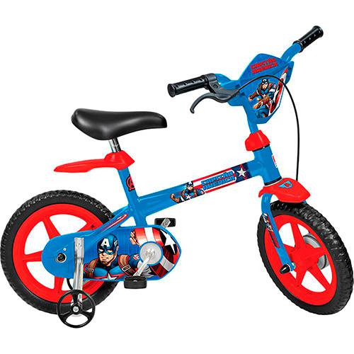 Bicicleta Infantil os Vingadores Capitão América Aro 12 - Brinquedos Bandeirante