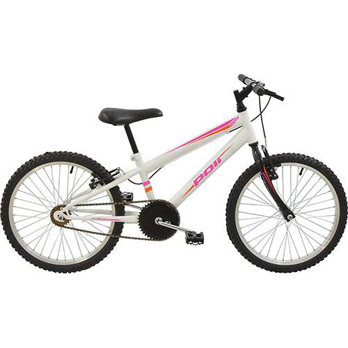 Bicicleta Infantil Polimet MTB Aro 20 Feminina - Branco