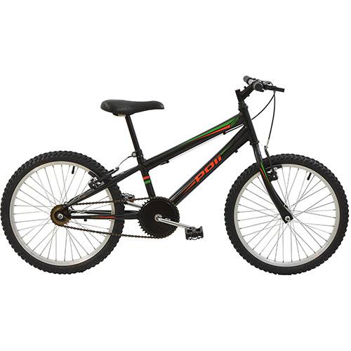 Bicicleta Infantil Polimet MTB Aro 20 Masculina - Preto