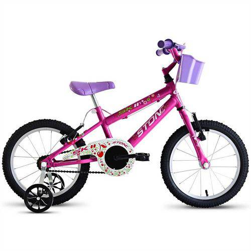 Bicicleta Infantil Skii Feminina Aro 16 Stone Bike