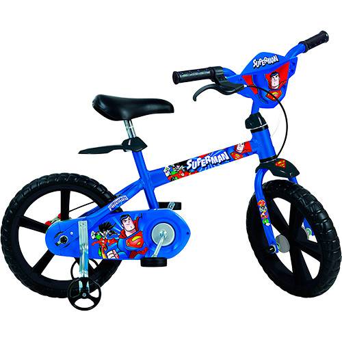 Bicicleta Infantil Super Homem Aro 14 - Brinquedos Bandeirante
