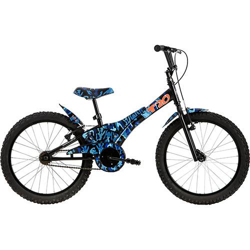 Bicicleta Infantil Tito Bike Camuflada Aro 20 - Azul