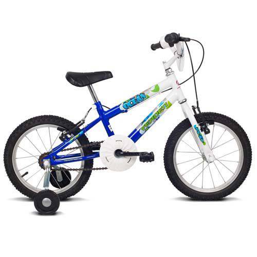 Bicicleta Infantil Verden Ocean Aro 16 Branco/Azul