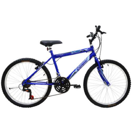 Bicicleta Masculina Aro 26 21 Marchas Flash Pop Bike Azul